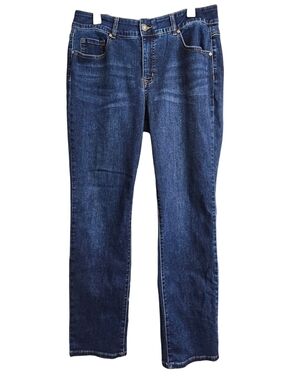 Tribal Jeans Sophie Curvy Straight Leg High Rise Denim Jeans Size 14